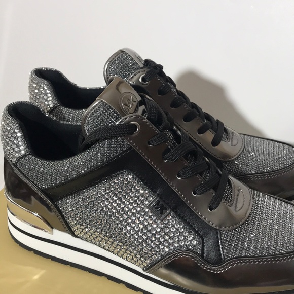 Michael Kors Maddy Trainer Crystal sparkling shoes - Picture 5 of 8